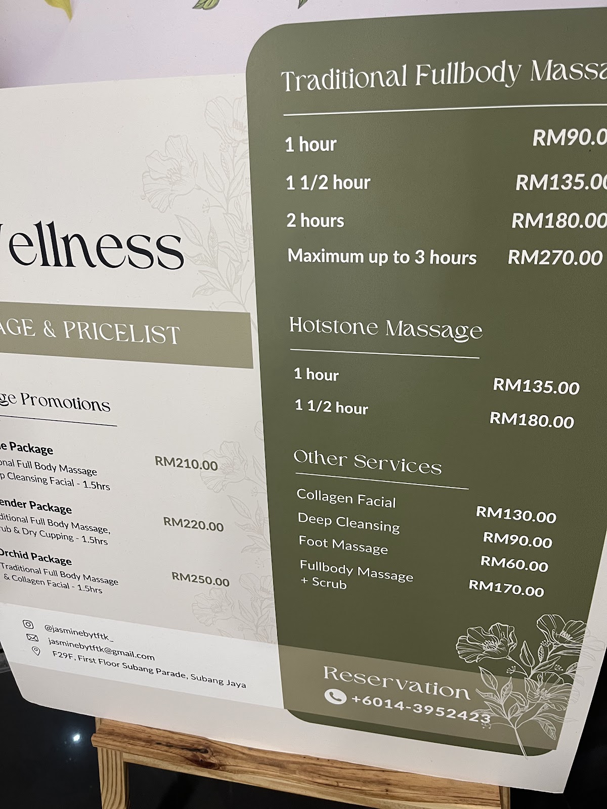 Jasmine Spa Subang Parade